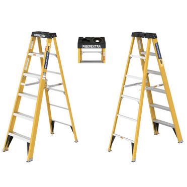 6 Fibreglass Step Ladder Series 300lbs