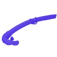 thumbnail image 2 of Silica Gel Snorkel, Snorkel Tube Diving Tube  For Diving For Other Underwater Activities ANGGREK Azul, 2 of 8