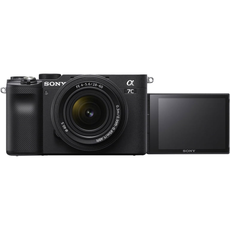 Sony Alpha a7C Mirrorless Digital Camera with 28-60mm Lens (Black