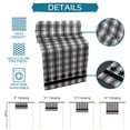 thumbnail image 5 of Table Runner Dresser Scarf 16 x 72 Inch Checkered Art Abstract Gary Plaid Stars Decor Table Runners Non-Slip Heat Kitchen Dining Table Decor for Indoor Outdoor Home Party Decoration, 5 of 7