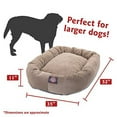 thumbnail image 3 of Majestic Pet Villa Velvet Bagel Pet Bed for Dogs, Calming Dog Bed Washable, Extra Large, Pearl, 3 of 6