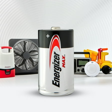 Energizer MAX D Batteries (8 Pack), D Cell Alkaline Batteries