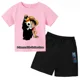 thumbnail image 3 of 2024 nueva camiseta Super Sonic, pantalones cortos, conjunto de dos piezas, conjuntos de ropa para niños, niños, niñas, camisetas, camiseta Sonic, pantalones, traje, 3 of 5
