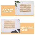 thumbnail image 4 of KAKOWELY braille board 3pcs Wooden Braille Alphabet Board With Dots For Beginners Learning Braille Tool Wooden Touching Alphabet For Blind Kids Practical Braille Tool, 4 of 5