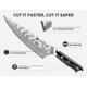 thumbnail image 2 of Cuchillo de chef ASETY Damascus VG10 de acero, 20 cm, afilado, 2 of 6