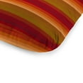 thumbnail image 2 of Jordan Manufacturing Sunbrella 74" x 22" Astoria Sunset Burgundy Stripe Rectangular Outdoor Chaise Lounge Cushion with Ties and Hanger Loop, 2 of 10