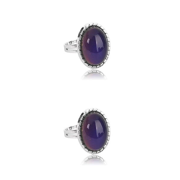 Anillo de humor Sonducket Cambio de color Temperatura ajustable Emoción Sensación Moda Termocromático