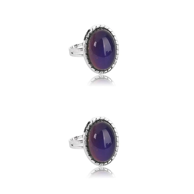 Anillo de humor Sonducket Cambio de color Temperatura ajustable Emoción Sensación Moda Termocromático