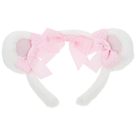 ETHZZLE Party Headbands Bow Headband Plush 1Pack