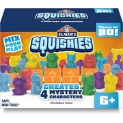 Elmers Squishies DIY Squishy Toy Kit, 4 Count Mystery Characters