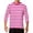 Hot Pink@GC@, variant on CONZONE Carnival Men's T-Shirts 3/4 Sleeve T Shirts for Men Casual Crew Neck Striped Lightweight Tees Soft Cozy Athletic Tops