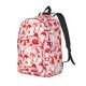 thumbnail image 1 of Disketp Gnome Merry Christmas print Canvas Backpack Lightweight Travel Daypack Student Rucksack Laptop Backpack-, 1 of 5