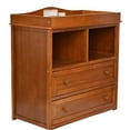 thumbnail image 5 of AFG Baby Furniture Leila 2-Drawer Changing Table, Pecan, 5 of 5