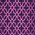 thumbnail image 1 of Ahgly Company Machine Washable Indoor Square Transitional Dark Purple Area Rugs, 6' Square, 1 of 7