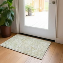 Addison Rugs Chantille Indoor/Outdoor Transitional Abstract Beige Washable Rectangle Rug, 1'8" x 2'6"