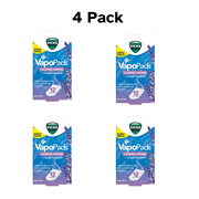 Vicks Calming Menthol and Lavender VapoPads, for Cold and Flu, 12 Pads, VSP30FP (4 Packs)