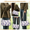 thumbnail image 4 of FORMRS Womens Shoulder Bag with Chain Strap Clutch Purse Cute Tote Handbag, Lavender Pattern, 4 of 7
