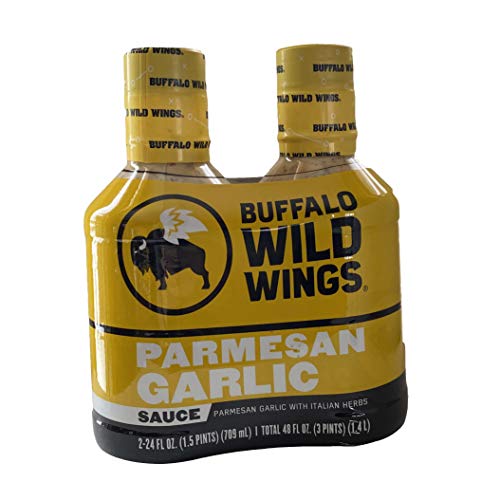 Buffalo Wild Wings Parmesan Garlic Sauce 24 Oz 2 Pack (Total 48 Oz