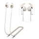 thumbnail image 1 of wonima11 Anti-Slip Straps for AirPods 4 Earbuds, Soft Silicone Airpods 4 Strap Anti-Slip Anti-Lose AirPods 4 Accessories Compatible with AirPods 4th Generation Earbuds,White, 1 of 1