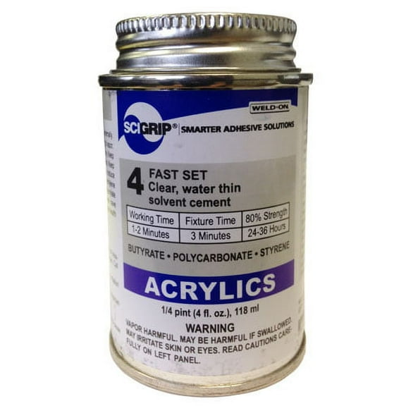 Weld-On 4 Acrylic Adhesive - 4 Oz