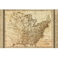 thumbnail image 1 of 24"x36" Gallery Poster, Map of the United States 1805, 1 of 1