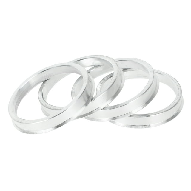 Anillos Centrados en el Buje Unique Bargains, 56.1mm ID a 64.1mm OD, Anillos de Buje de Rueda de Vehículo de Aleación de Aluminio, 4 Pcs