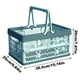 thumbnail image 5 of Outdoor Folding Picnic Basket Portable Camping Storage Container Plastic Frame Large Capacity Supermarket Shopping A, 5 of 5