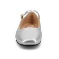 thumbnail image 6 of Journee Womens Carrie Wide Width Buckle Square Toe Mary Jane Dress Flats, Widths Available, 6 of 9