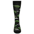 thumbnail image 3 of MeMoi Men's Alligators Bamboo Crew Socks - Mens - Male, 10-13, Black, 3 of 6