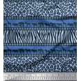 thumbnail image 1 of Soimoi Crepe Silk Fabric Animal Skin & Animals Group Fabric Prints by Yard 42 Inch Wide, 1 of 1
