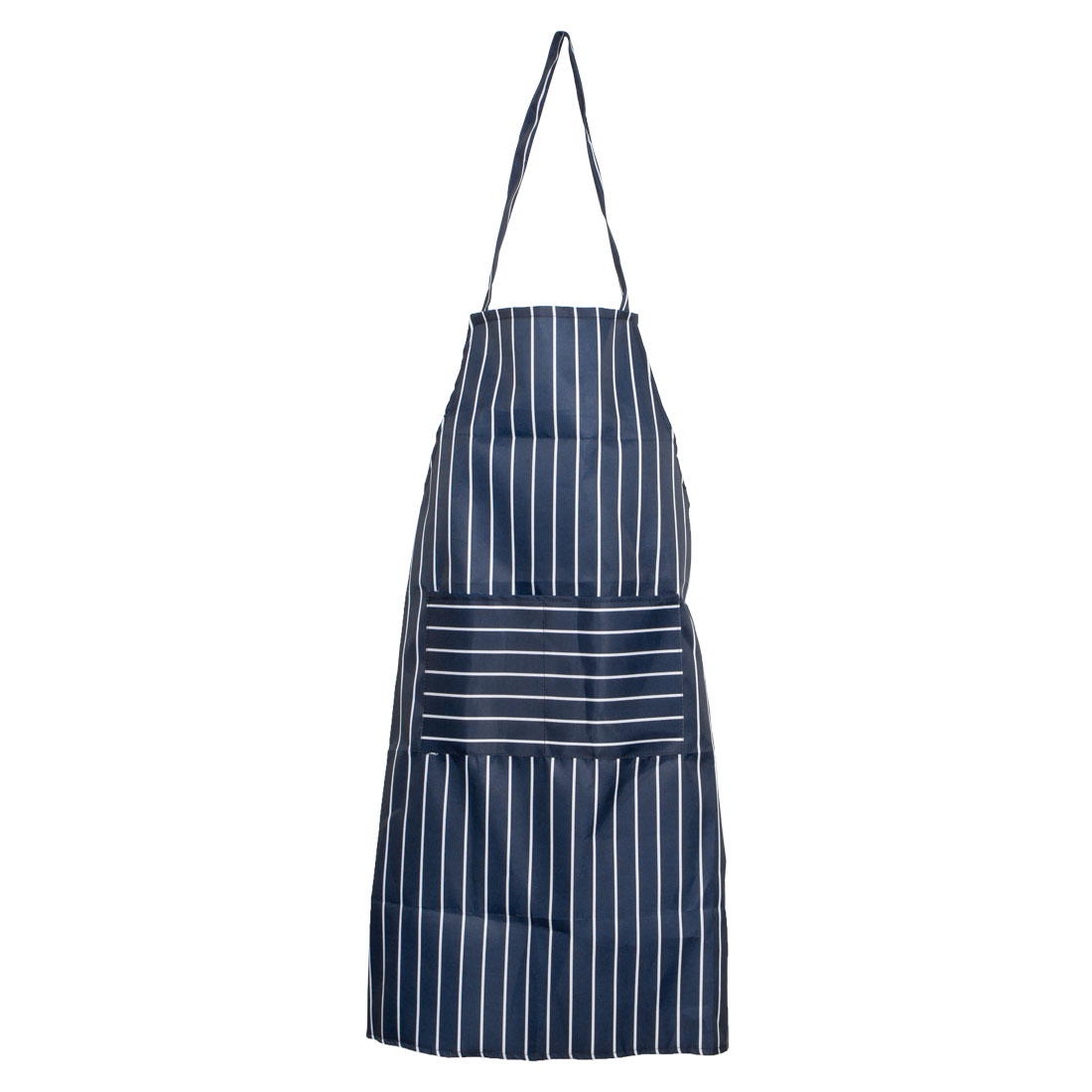 Print Apron with Pocket Polyester Apron for Women Men Cooking, Blue