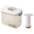 thumbnail image 2 of Vestitiy Vacuum Seal Containers,Marinade and Keep Food Fresh with Time Dial, Drainer BPA Free, for Food Storage,Marinade,Foodsaver Clear,White,6.54*5.12*7.87 Inch, 2 of 9