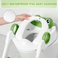 thumbnail image 3 of Asiento de entrenamiento para baño COOSEYA Frog 2 en 1, ajustable, 3 of 7