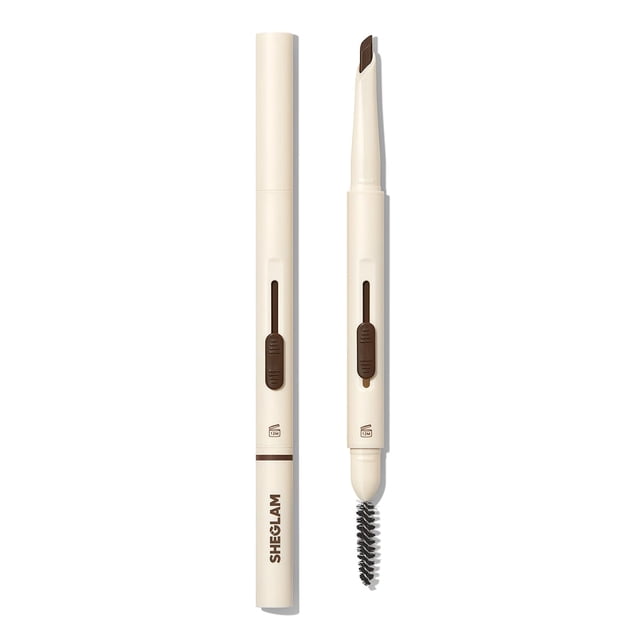 Lápiz de Cejas SHEGLAM Better Brows Dual Resistente al Agua Auburn