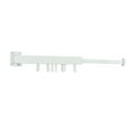 thumbnail image 3 of Retractable Wall-Mounted Clothes Drying Rack White - Space Saving, Rotating Ring Design - 30cm/11.8in Foldable Hanger, 3 of 16