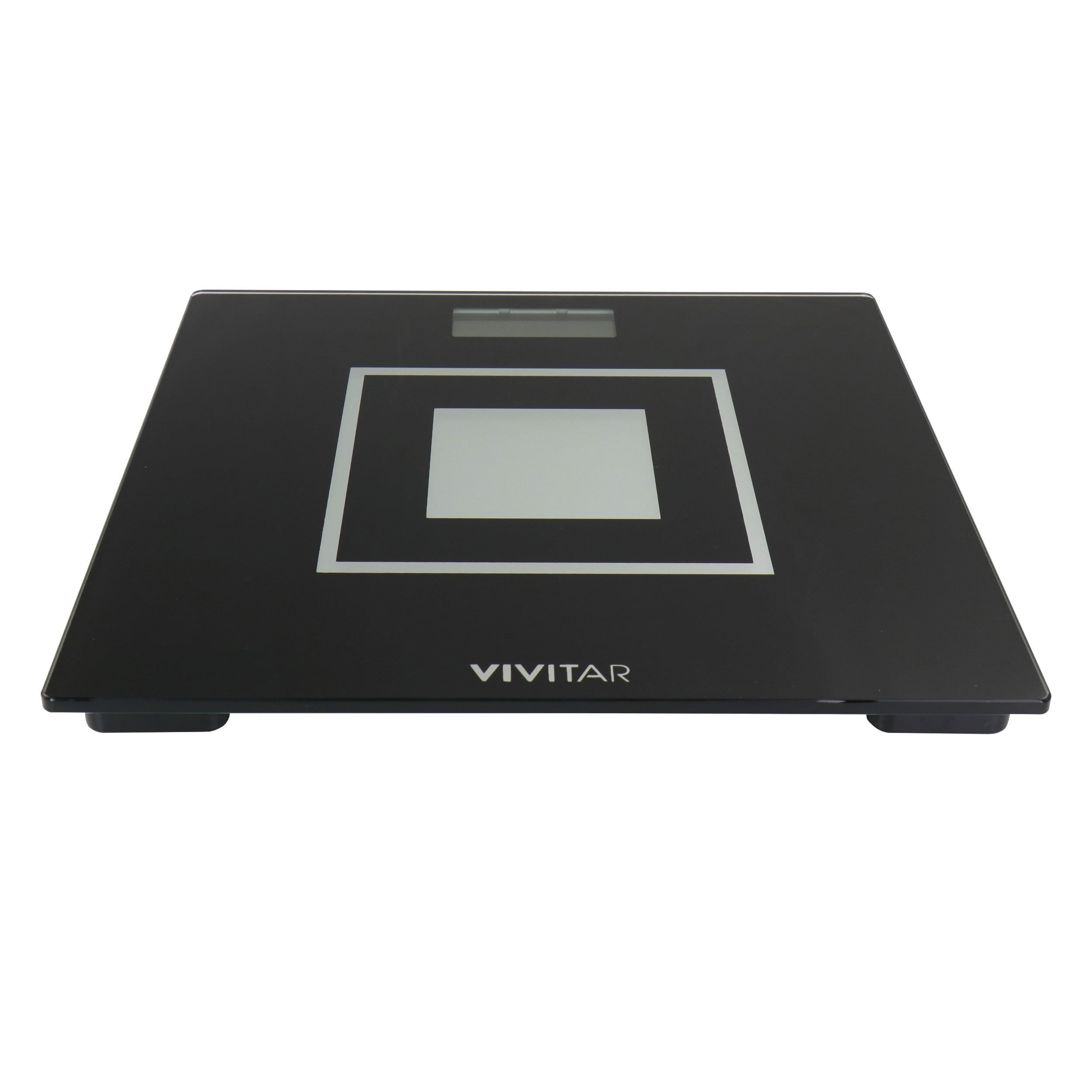 Vivitar Designer Series Digital Bathroom Scale in Black Centered Cube