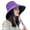 Purple, variant on Lshunze Waterproof Bucket Rain Hat with Chin Strap Quick Dry Packable Boonie Sun Hat Safari Hat UV Protection
