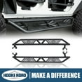 thumbnail image 2 of Running Boards For 2007-2018 Jeep Wrangler JK 2 Door Side Steps Nerf... 2 of 14