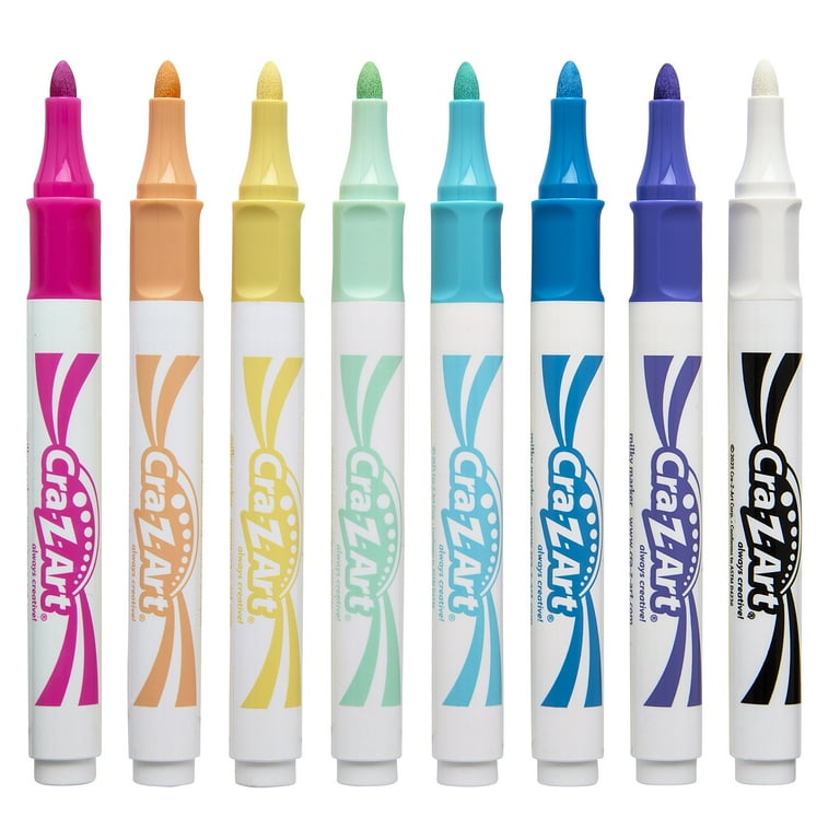 Cra-Z-Art Broadline Super Milky Markers, 8 Count - Pastel Markers