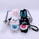 thumbnail image 4 of LLavero de muñeco de peluche de conejo hecho a mano, colgante de mochila de coche, colgante de abrazo, accesorios de mochila escolar, regalos de cumpleaños, 18cm, 4 of 4