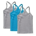 thumbnail image 5 of GERsome 3 Pack Girls Tank Tops Soft Cotton Undershirts Toddler Kids Girls Sleeveless Camisole Tops Summer Round Neck T Shirts, Sizes 4-5 Years, 5 of 9