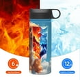 thumbnail image 6 of Uemuo Blue Sky Cloud Puppy Print 18oz Sports Insulated Kettle, Water Bottle, Outdoor Sports Bottle, Insulated Hydration Bottle with Handle & Flip Straw, 6 of 8
