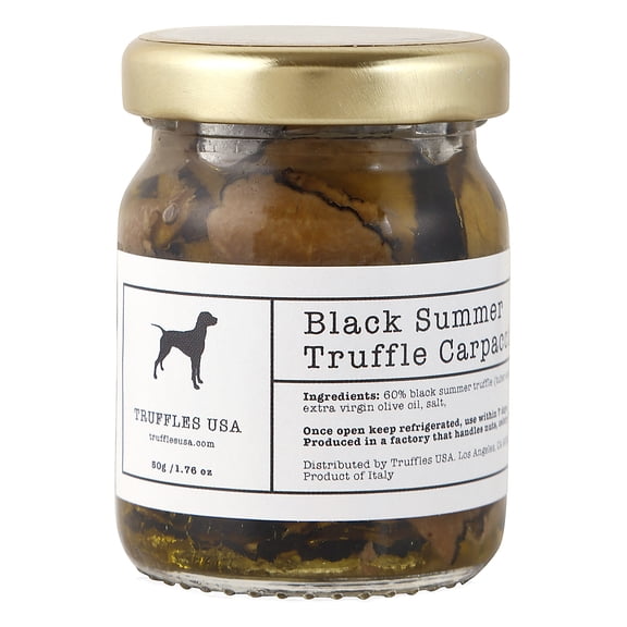 TRUFFLES USA Black Truffle Slices Carpaccio 1.76 oz Product of Italy