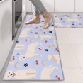 thumbnail image 2 of Kitchen Rugs Sets Of 2,Golden Retriever Dog with Cherry and Rainbow Anti Fatigue Kitchen Mat Rugs Non Slip Washable,Decorative Kitchen Floor Mats for Kitchen,Sink,Laundry,17"X47", 2 of 5