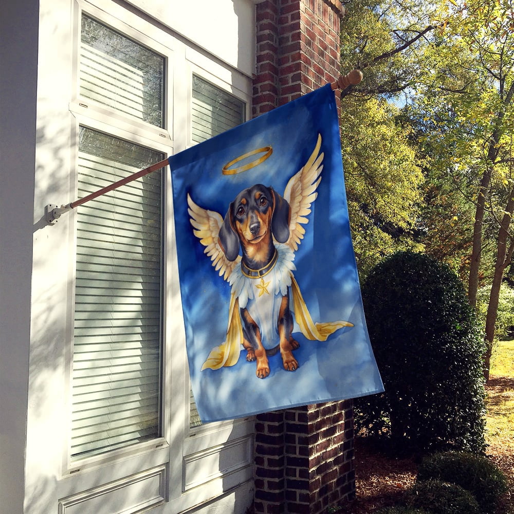Dachshund My Angel House Flag 28 in x 40 in