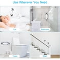 thumbnail image 5 of 2pcs 12-Inch Suction Bathroom Grab Rails, Portable Bath Grips for Disabled, Safety Shower Handle, 5 of 5