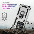 thumbnail image 5 of Decase Compatible with Moto G Stylus 5G (2025) Case+1-Pack Tempered Screen Protector,Military Grade Drop Protection Cover with 360° Rotating Kickstand,Heavy Duty Shockproof Rugged Phone Case,Silver, 5 of 7