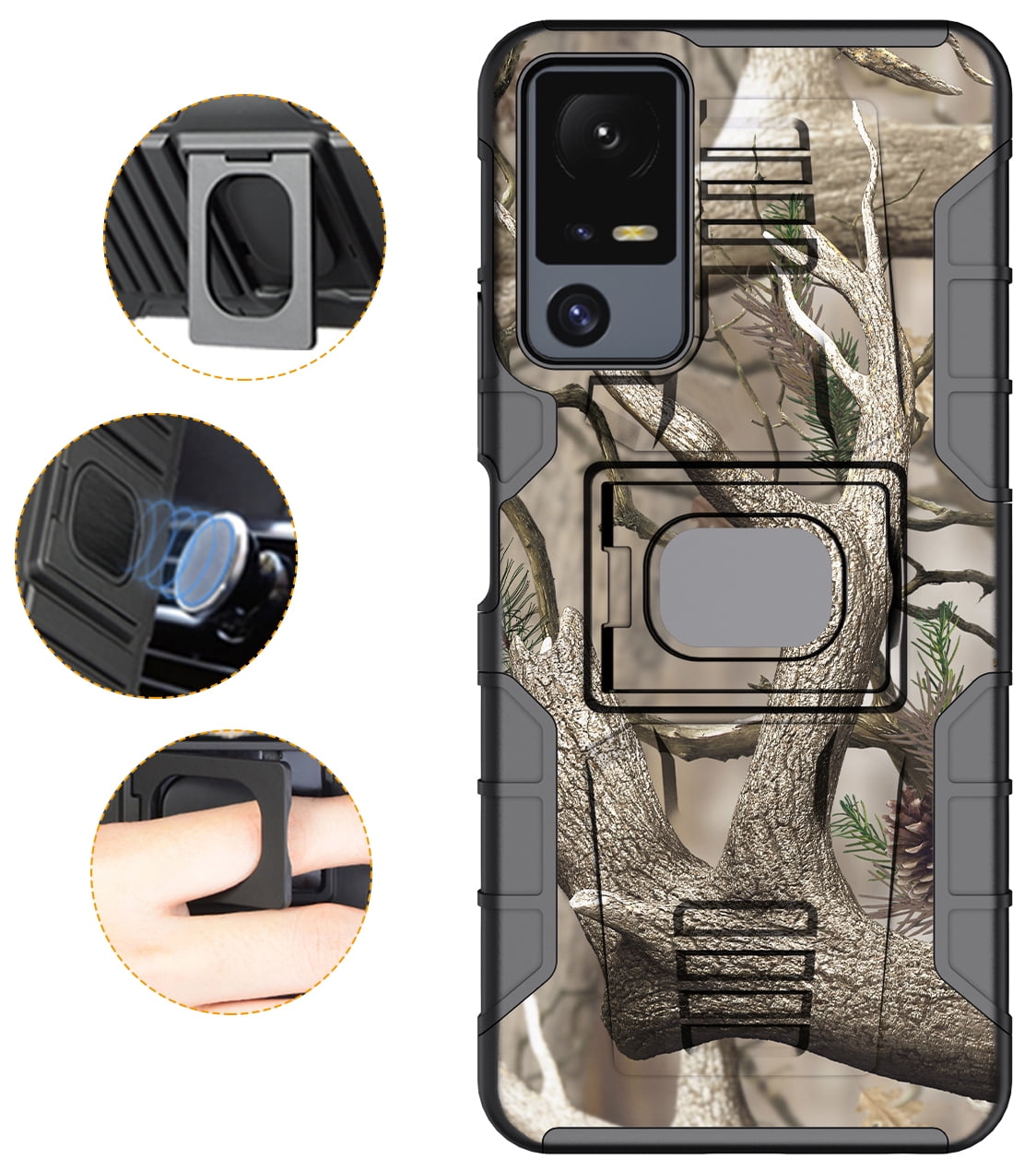 Nakedcellphone's Rugged Hybrid Smartphone Case, Ring Grip Stand & Mount for Jitterbug Smart4 (2023, T608G) - Black - Walmart.com Nakedcellphone's Rugged Hybrid Smartphone Case, Ring Grip Stand & Mount for Jitterbug Smart4 (2023, T608G) - Black - Walmart.com