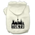thumbnail image 4 of Pet Dog  Cat Hoodie Screen Printed, "Tokyo Skyline", 4 of 10