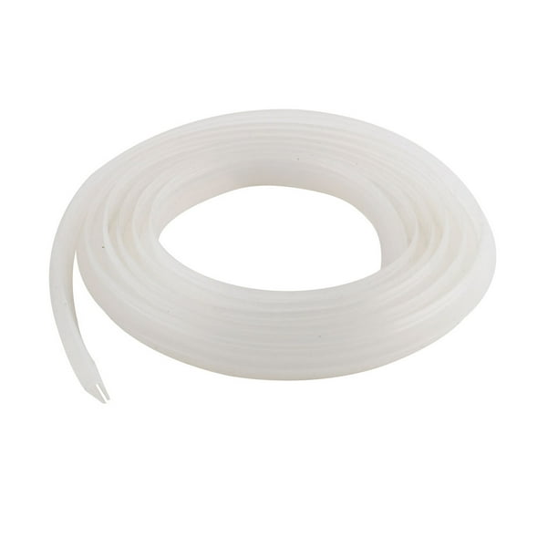 H Type Frameless Shower Door Bottom Seal for 1/4 inch Glass, 9.8 Ft